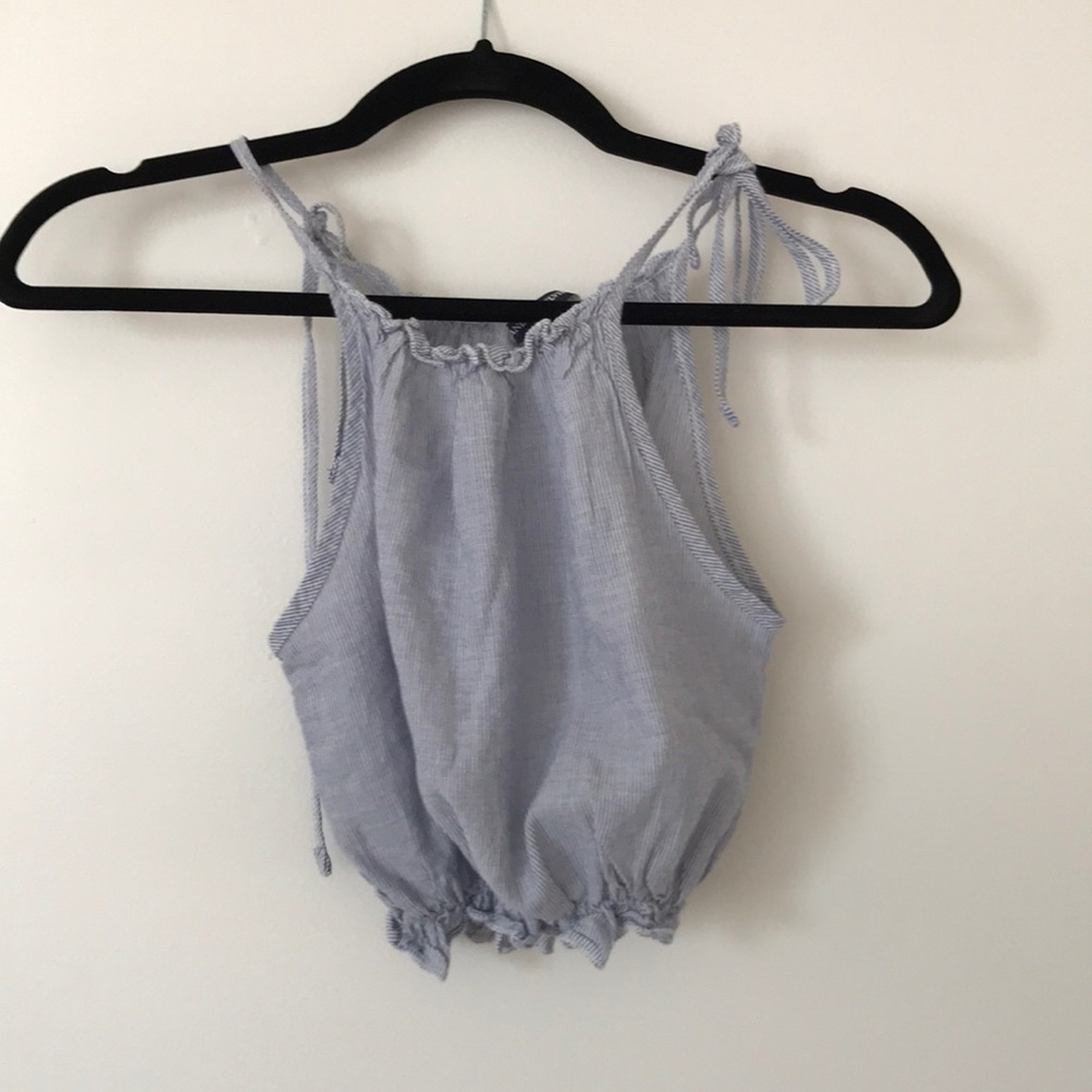 Brandy Melville blue crop top!